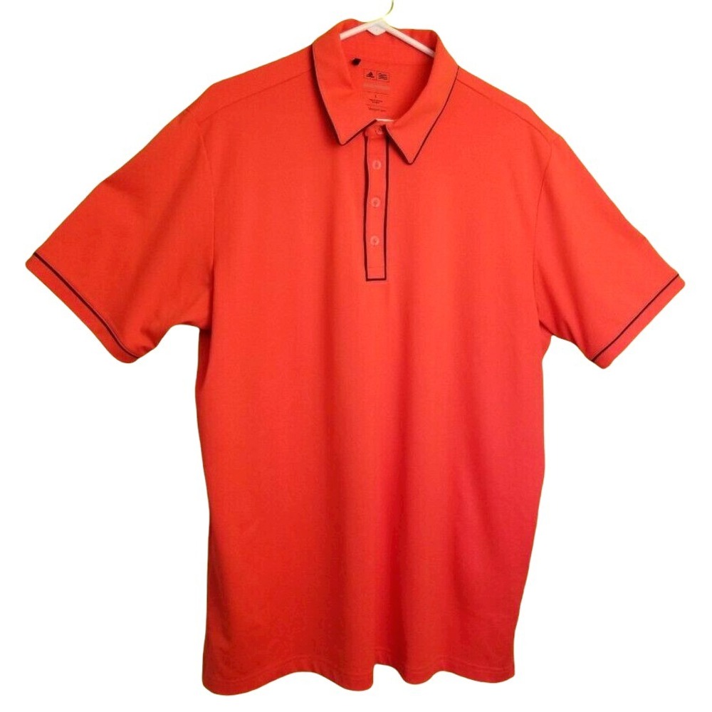Adidas Golf Pure Motion Short Sleeve Golf Polo Men's Size Large PIT TO PIT 24